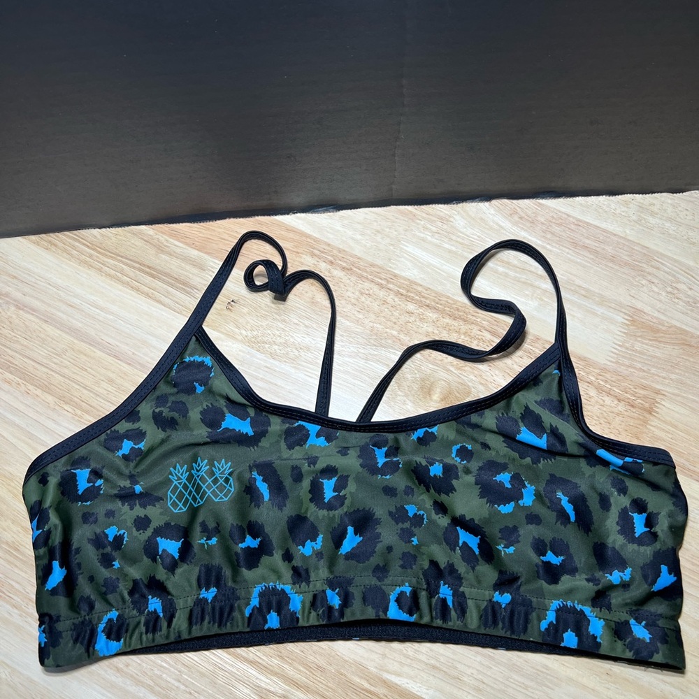Leopard Print Tres Pinas bathing two set Top and bottom